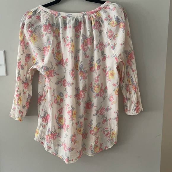 Peasant floral blouse - Picture 3 of 3